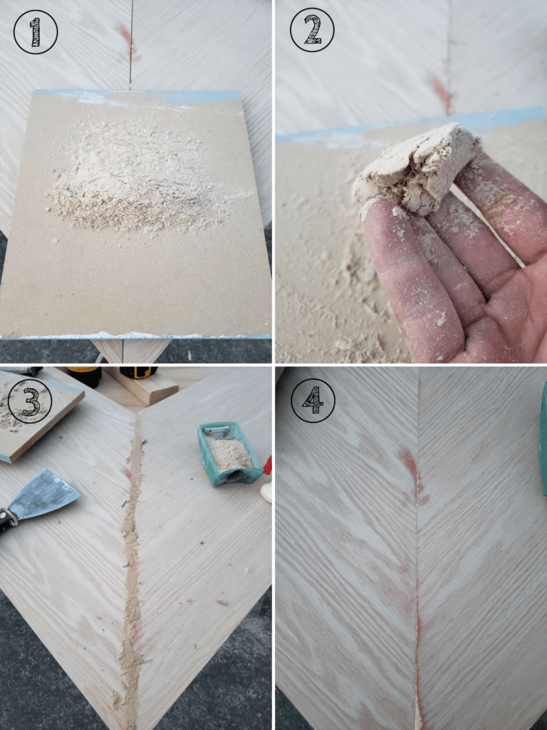 How to make wood filler with sawdust - THE HOMESTUD